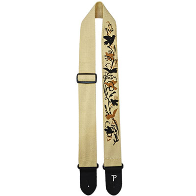 CRM COTTON GTR STP W/SCREEN PRINTED BIRDS