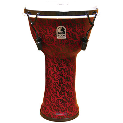 Freestyle II Djembe 9" - Red Mask - Synthetic Head