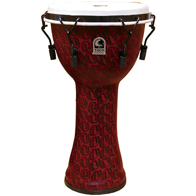 Freestyle II Djembe 10" - Red Mask - Synthetic Head