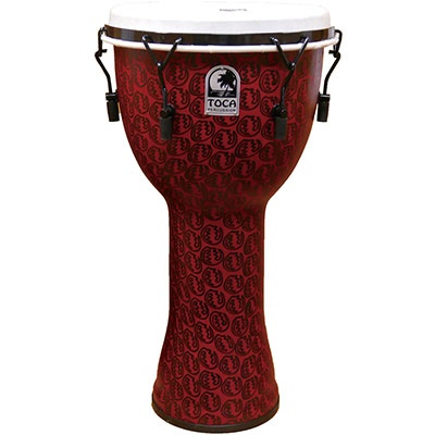 Freestyle II Djembe 12" - Red Mask - Synthetic Head