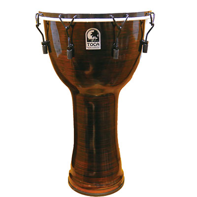 Freestyle II Djembe 14" - Spun Copper - Synthetic Head w/Bag