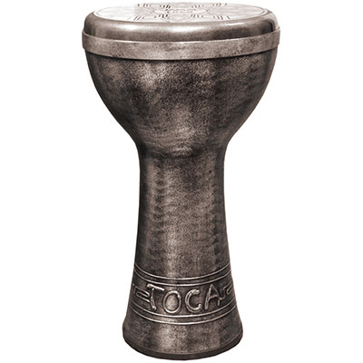 Jamal Signature Fiberglass 10" Doumbeck-Silver