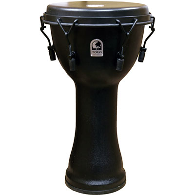 Freestyle Mechanically Tuned Djembe 10", Black Mamba