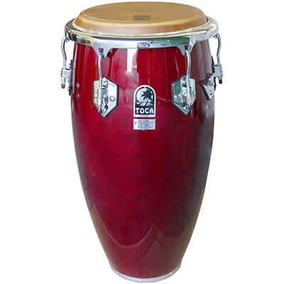 Custom Deluxe Tumba - 12 1/2" Dark Wood