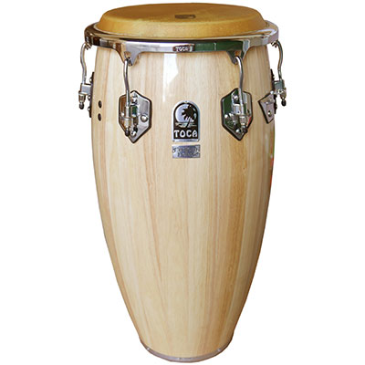 Custom Deluxe Tumba - 12 1/2" Natural Wood