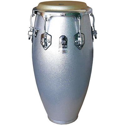 Custom Deluxe Quinto - 11" Fiber Silver Sparkle