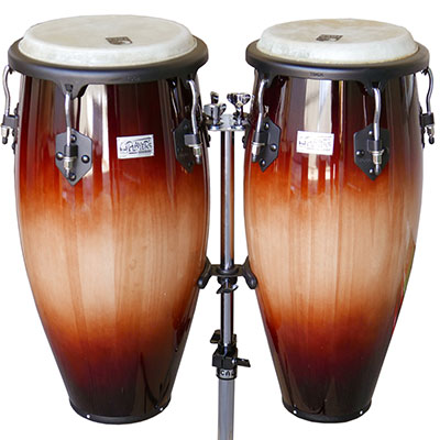 10" & 11" Player's Wood Set Dbl Stand-Sunburst