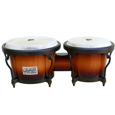 7" ＆ 8-1/2" Players Wood Bongos-Sunburst