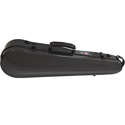 Shaped 4/4 Size Violin 100% Purity Carbon Fiber Black Wave
