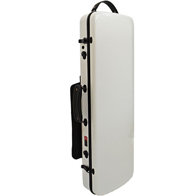 Oblong 4/4 Size Violin High Purity Composite Carbon FiberWhite Wave