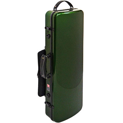 Oblong 4/4 Size Violin High Purity Composite Carbon FiberGreen Wave