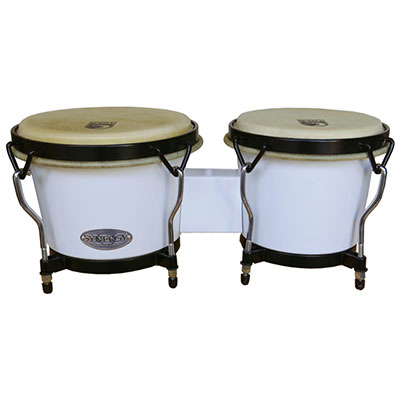 Synergy Synthetic Bongos 6"+7" - White