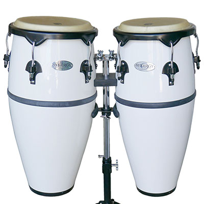 Synergy Fiberglass 10+11" w/Double Stand - White