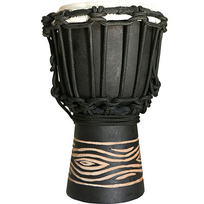 SYNERGY MINI DJEMBE 4 in BLK ONYX