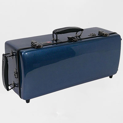 Fiberglass double trumpet case