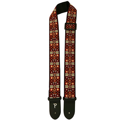 2" CLASSIC X'S & O'S　JACQUARD GUITAR STRAP