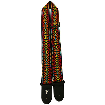 2" MULTI COLOUR HOOTENANNY JACQUARD GTR STRAP