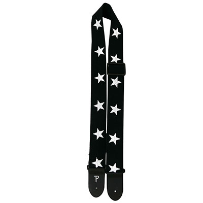 2" DLX COTTON BLACK W/STARS