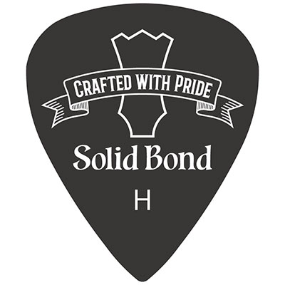 Teardrop Pick 2 Black Heavy