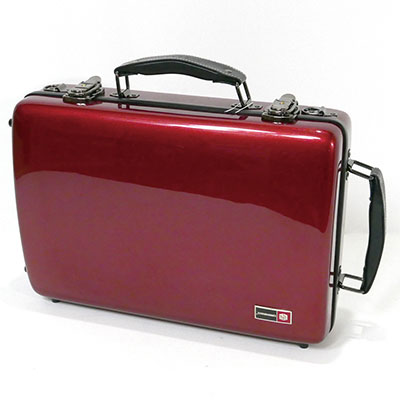 Fiberglass double clarinet case