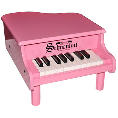 18-Key Pink "Mini Grand" Piano