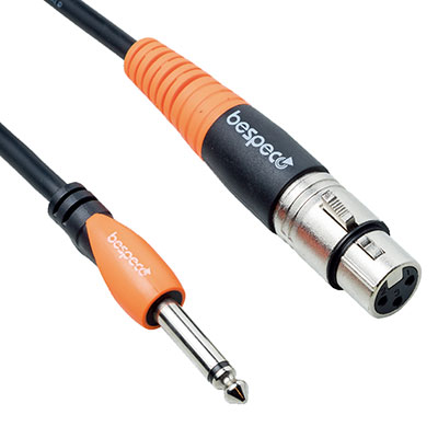 bespeco マイクケーブル　6m XLRメス－フォン