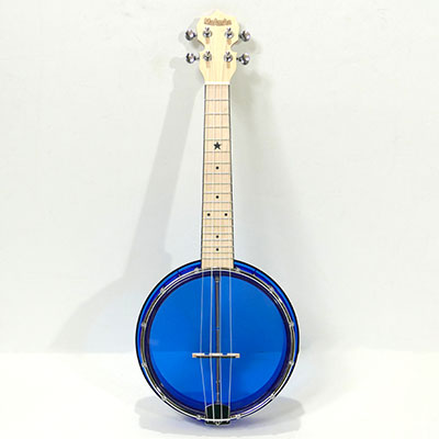 MaAmAa Banjo Ukulele Plastic Clear