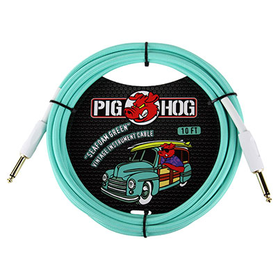 Pig Hog ”Seafoam Green”- 10ftVintage Series Inst Cable