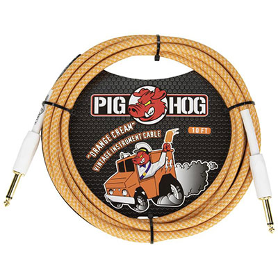 PIGHOG CABLE Vintage Series Orange Cr?me 10ft