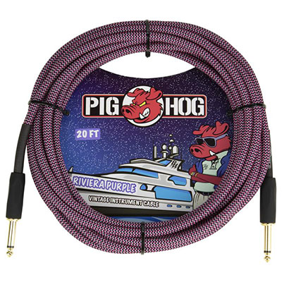 PIGHOG CABLE Vintage Series Riviera Purple 20ft