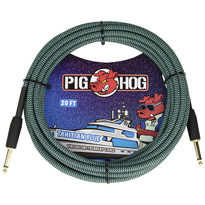 PIGHOG CABLE Vintage Series Tahitian Blue 20ft
