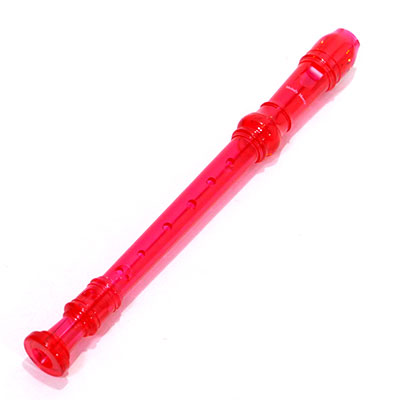 プラスチック製ソプラノリコーダー（スケルトン）