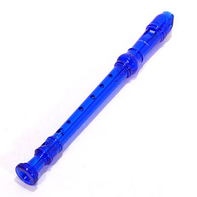 プラスチック製ソプラノリコーダー（スケルトン）