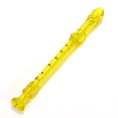 プラスチック製ソプラノリコーダー（スケルトン）
