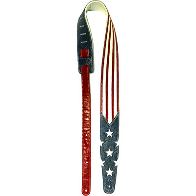 2.5” Leather Cut Out USA Flag