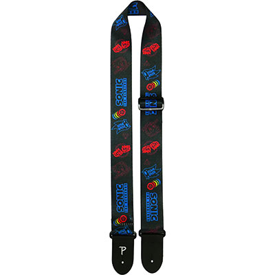 SONIC BLUE AND RED PATTERN