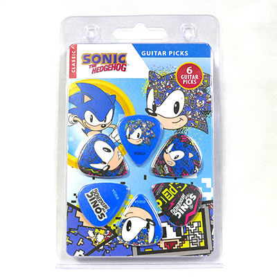 SONIC - 6 PACKGUITAR PICKS