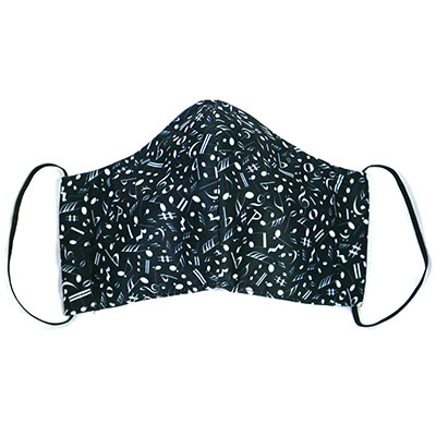 MUSICNOTES BLK/WHT　Mサイズ