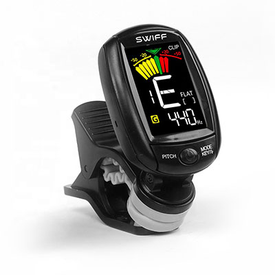 SWIFF AUDIO Mini Clip Tuner Color Display
