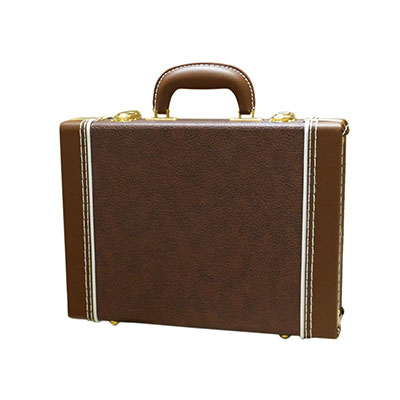 WOOD VINTAGE BROWN EF CASE
