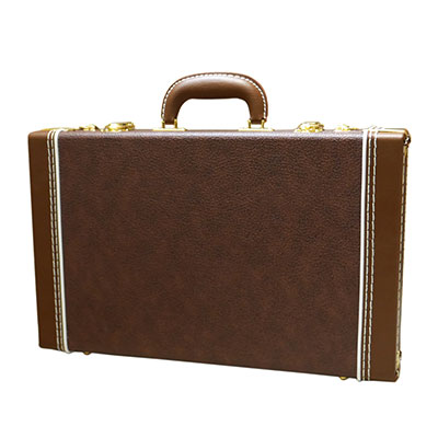 WOOD VINTAGE BROWN EF CASE