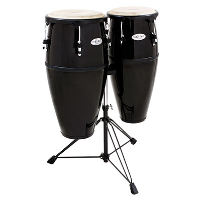 Synergy Fiberglass 10+11" w/Double Stand - Black
