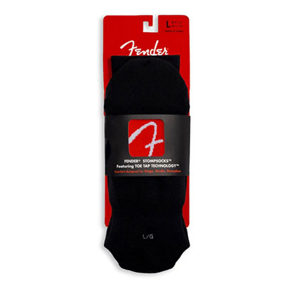 FENDER? STOMPSOCKS? FEAT TOE TAP TECHNOLOGY?, BLACK, LARGE