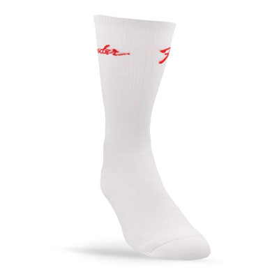 FENDER? STOMPSOCKS? FEAT TOE TAP TECHNOLOGY?, WHITE, LARGE