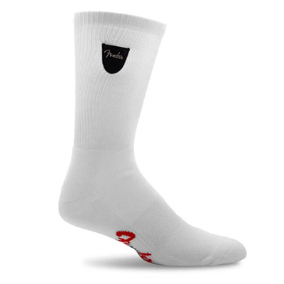 FENDER? PICK POCKET SOCKS?, WHITE, LARGE