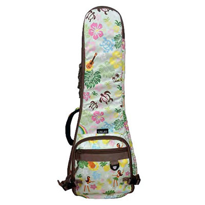 ORCAS Hawaiian Fabric Gig Case Soprano