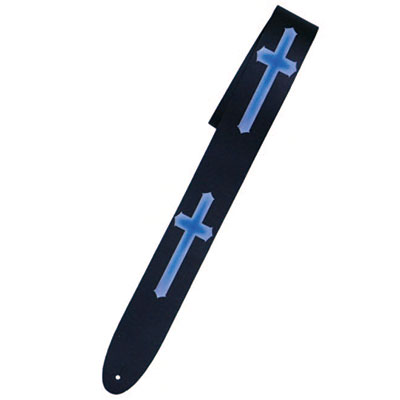 2.5" BLUE CROSS DIRECT TO LEATHER