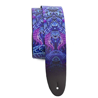 2.5" David Bollt Direct To Leather Strap - Electric Deep