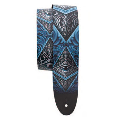 2.5" David Bollt Direct To Leather Strap - Prosperity Mandala