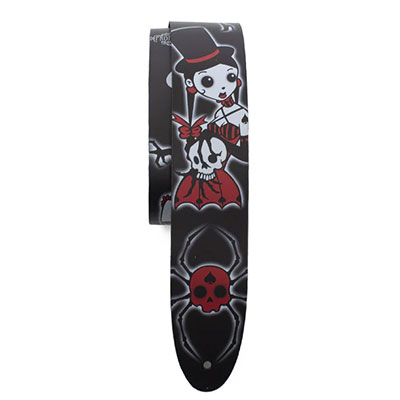 2.5" David Bollt Direct To Leather Strap - Magic Spades